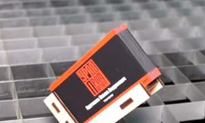 激光切割设计图丨名片夹架