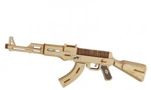 激光切割拼装图纸丨AK-47