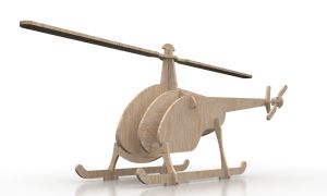 激光切割设计图 | 直升飞机