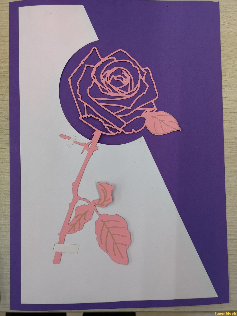 玫瑰花激光切割平面图纸