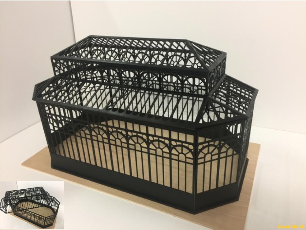 迷你温室激光切割设计图