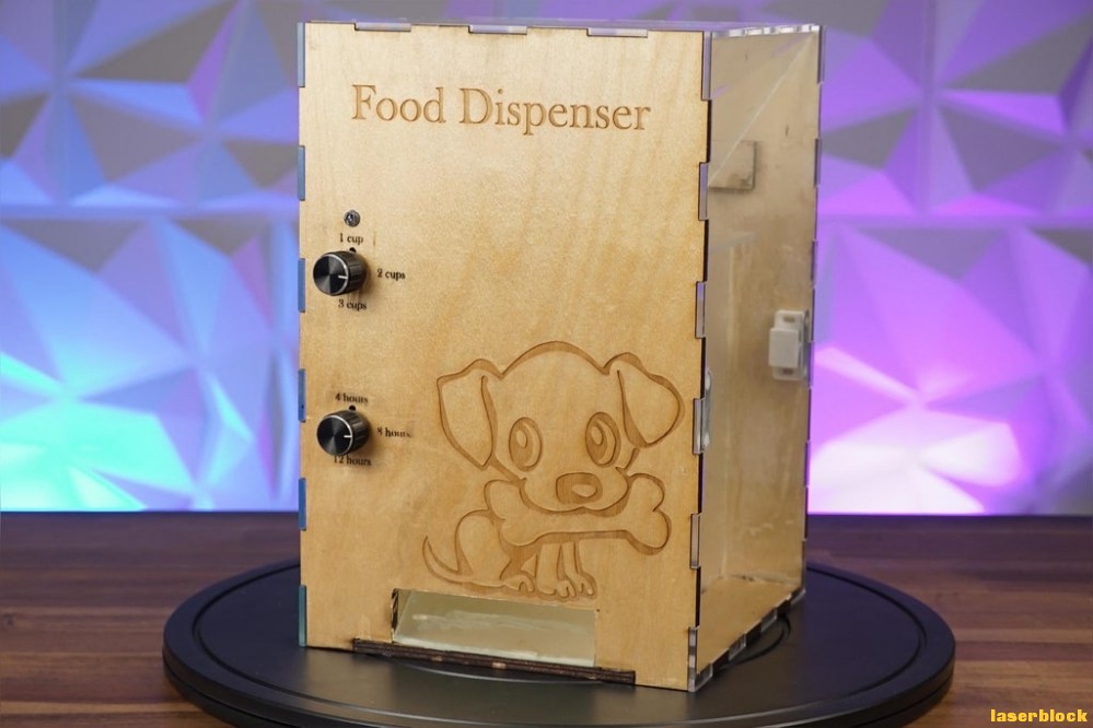 狗粮喂食器激光切割图纸