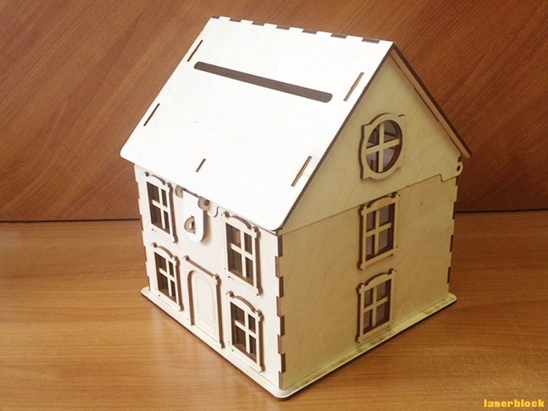 小屋存钱盒
