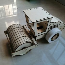arduino PS2手柄 木质压路机—曹军【2022案例共建】
