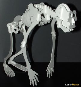 激光切割设计图 | 人体骨架