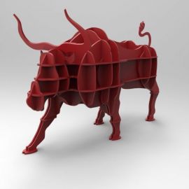 激光切割创意设计图丨十二生肖牛