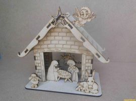激光切割设计图丨小屋子①