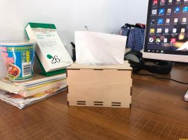 激光切割设计图丨纸巾盒
